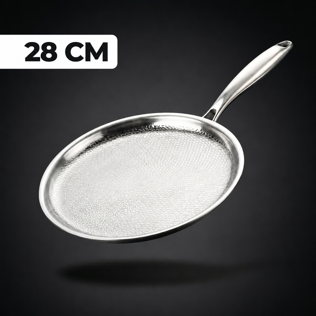 100% Pure Titanium Crepe Pan (11" / 28 cm) — TITANIUM X - 1