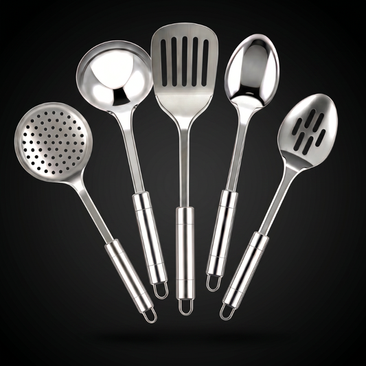 Set of 5 Stainless Steel Utensils — TITANIUM X
