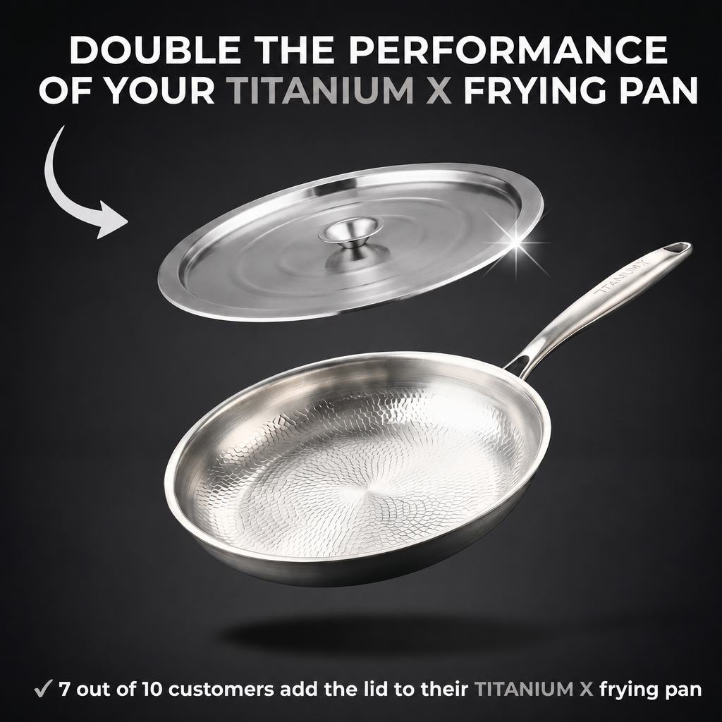 Universal Stainless Steel Lid — TITANIUM X - 1