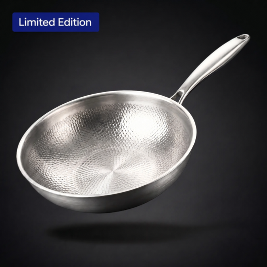 100% Pure Titanium Wok (11" / 28 cm) — TITANIUM X - 1